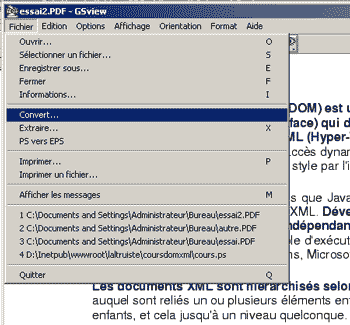 Conversion de fichier postscript (.ps) en fichier PDF (.pdf)